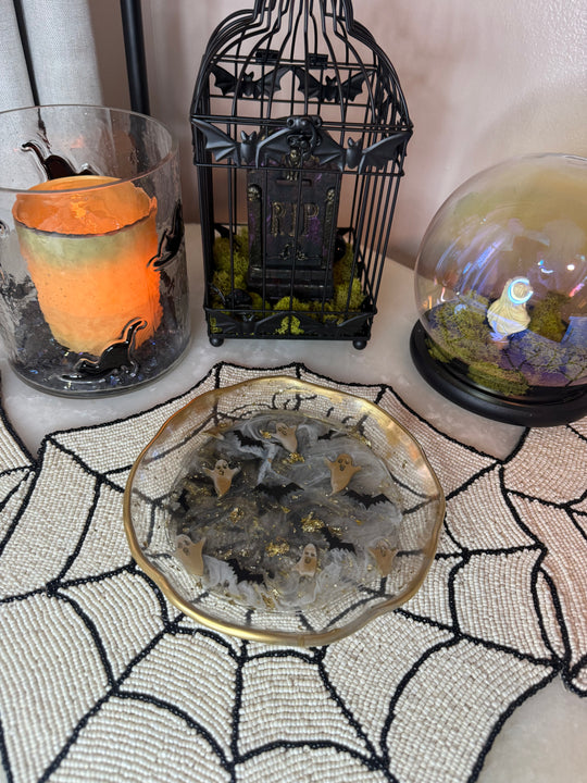 “Ghouls Night” Artisan Round Tray