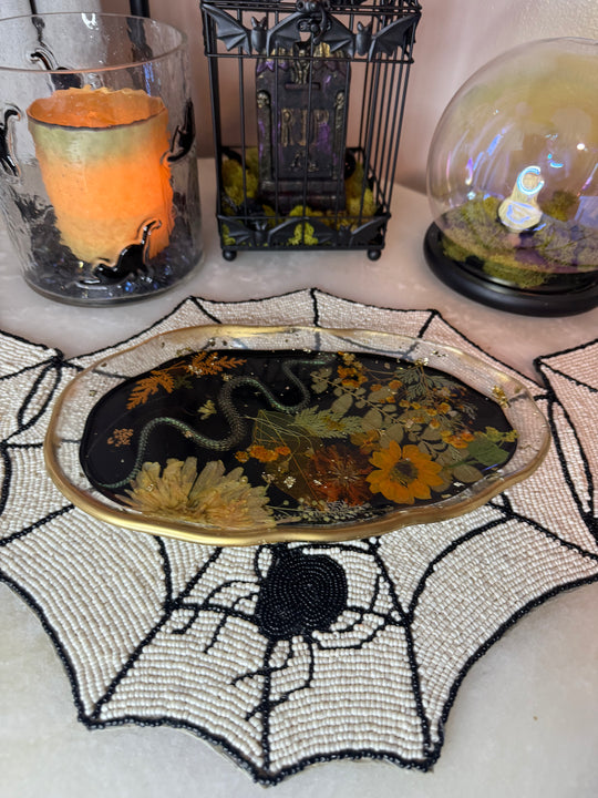 “Dark Nagini” Artisan Long Tray