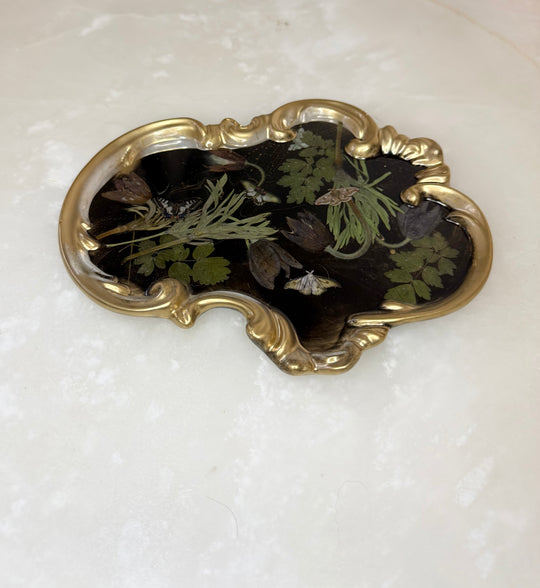 “Dark Moth" Baroque Tray
