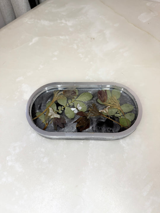 “Silver Mariposa” Pill Tray