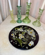 Dark Daisy Round Brie Board