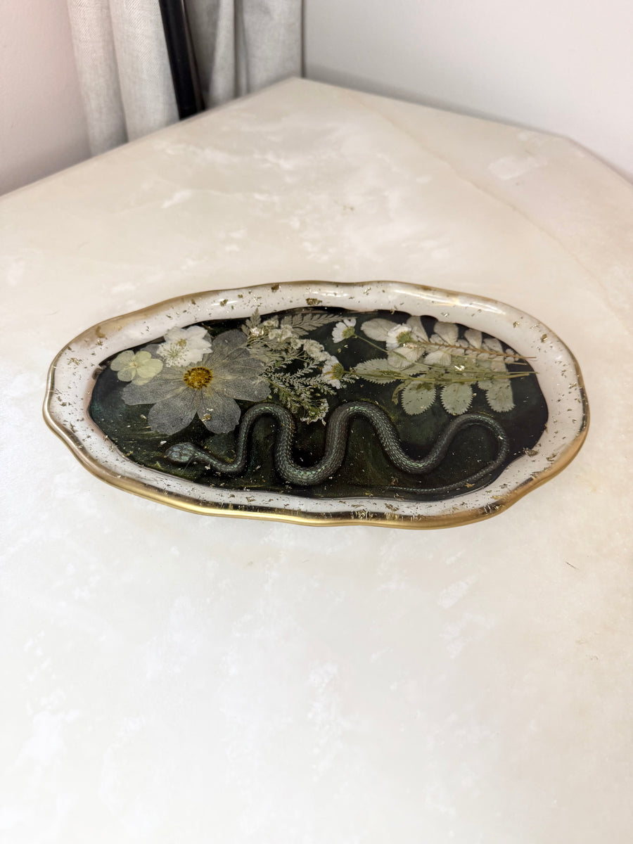“Dark Nagini” Artisan Long Tray