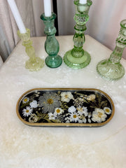 Dark Daisy Long Pill Tray