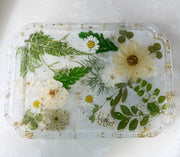 White Floral "Sofia" Tray