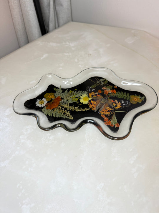 "Dark Butterfly" Squiggle Tray