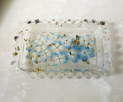 Blue Hydrangea "La Perla" Tray