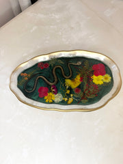 “Verde Nagini” Artisan Long Tray