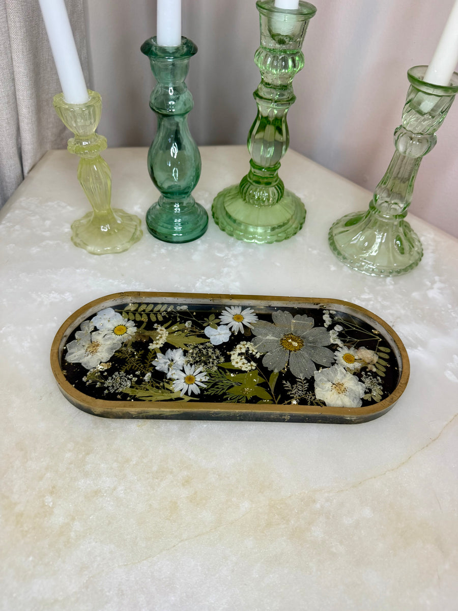Dark Daisy Long Pill Tray