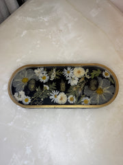 “Gold Gothic Cameo” Long Pill Tray