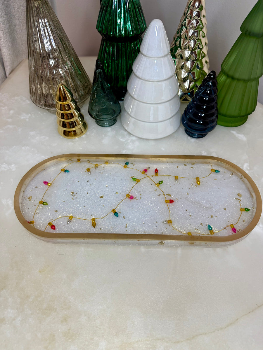 “Holiday Lights” Long Pill Tray