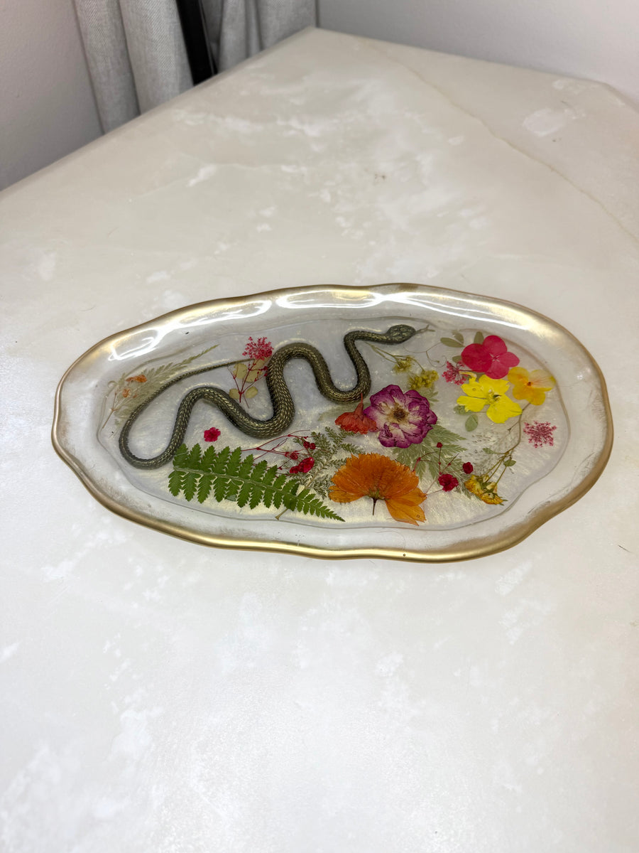 “Oro Nagini” Artisan Long Tray
