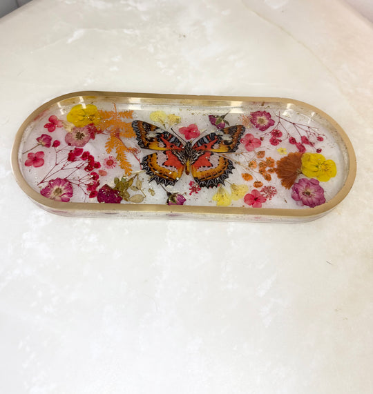 “Fall Butterfly” Long Pill Tray