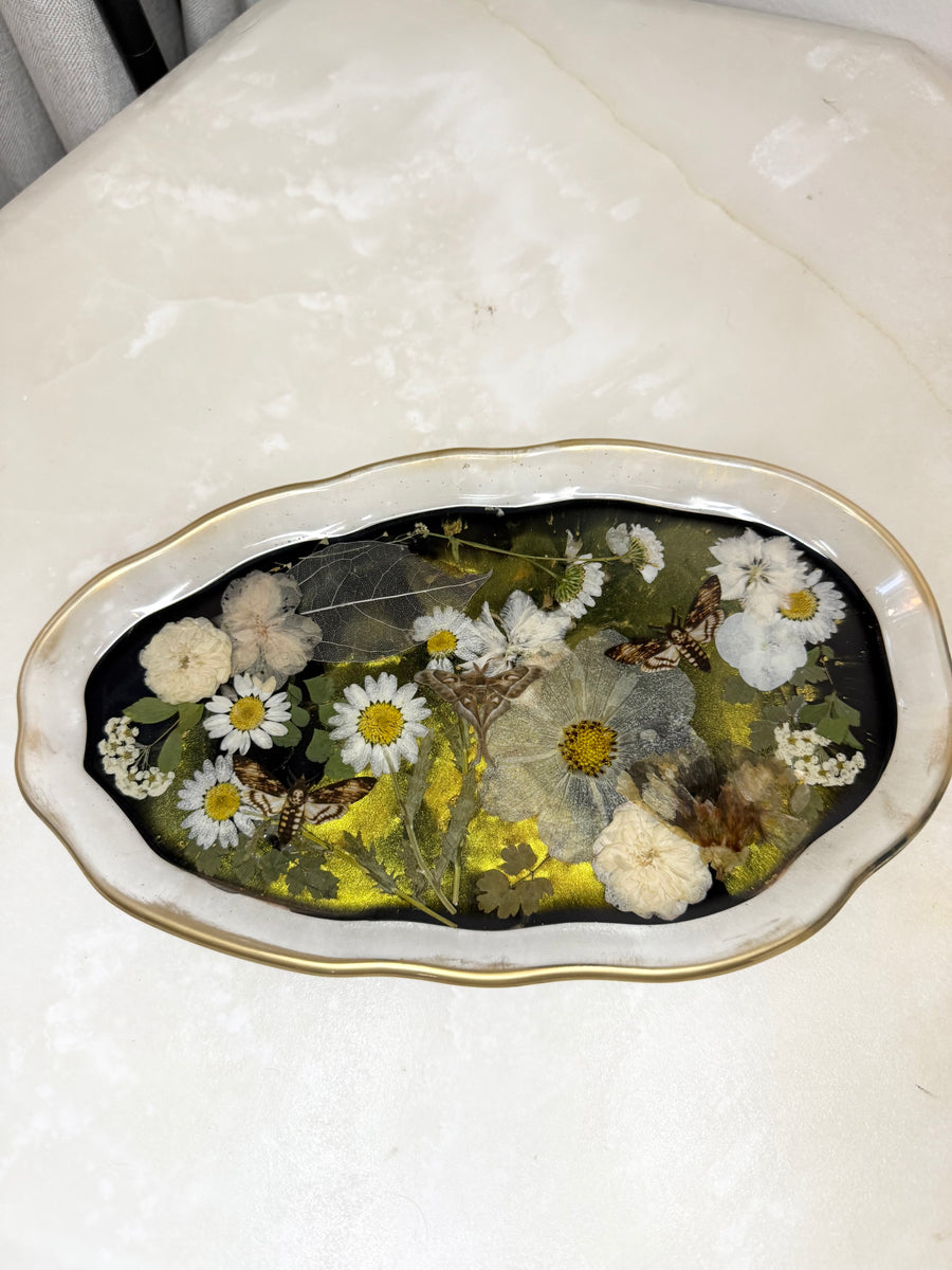“Dark Moth” Artisan Long Tray