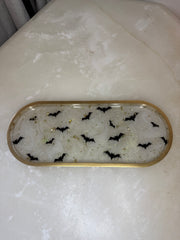 “I love Halloween - It's BATS” Long Pill Tray
