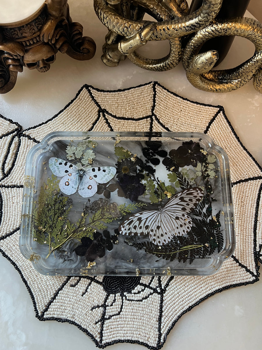 “Dark Mariposa” Sofia Tray