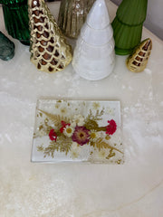 “Red Floral Holiday” Chevre Board