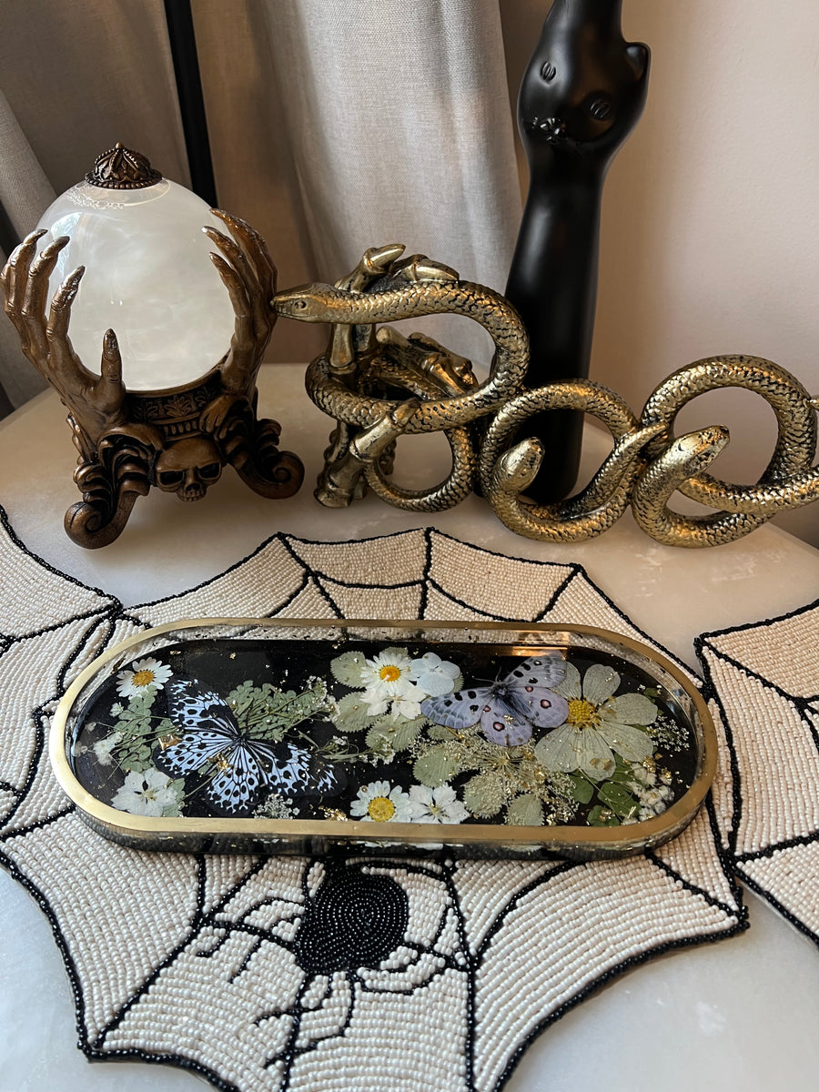 “Dark Mariposa" Long Tray