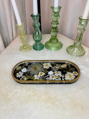 Dark Daisy Long Pill Tray