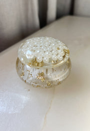 "Gilded Pearl" Ring Jar
