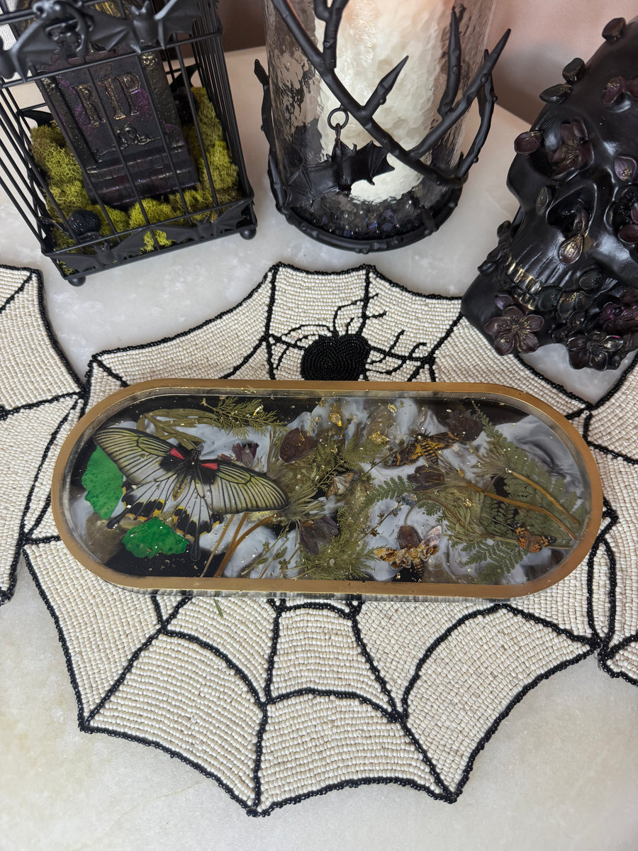 “Dark Mariposa” Long Pill Tray