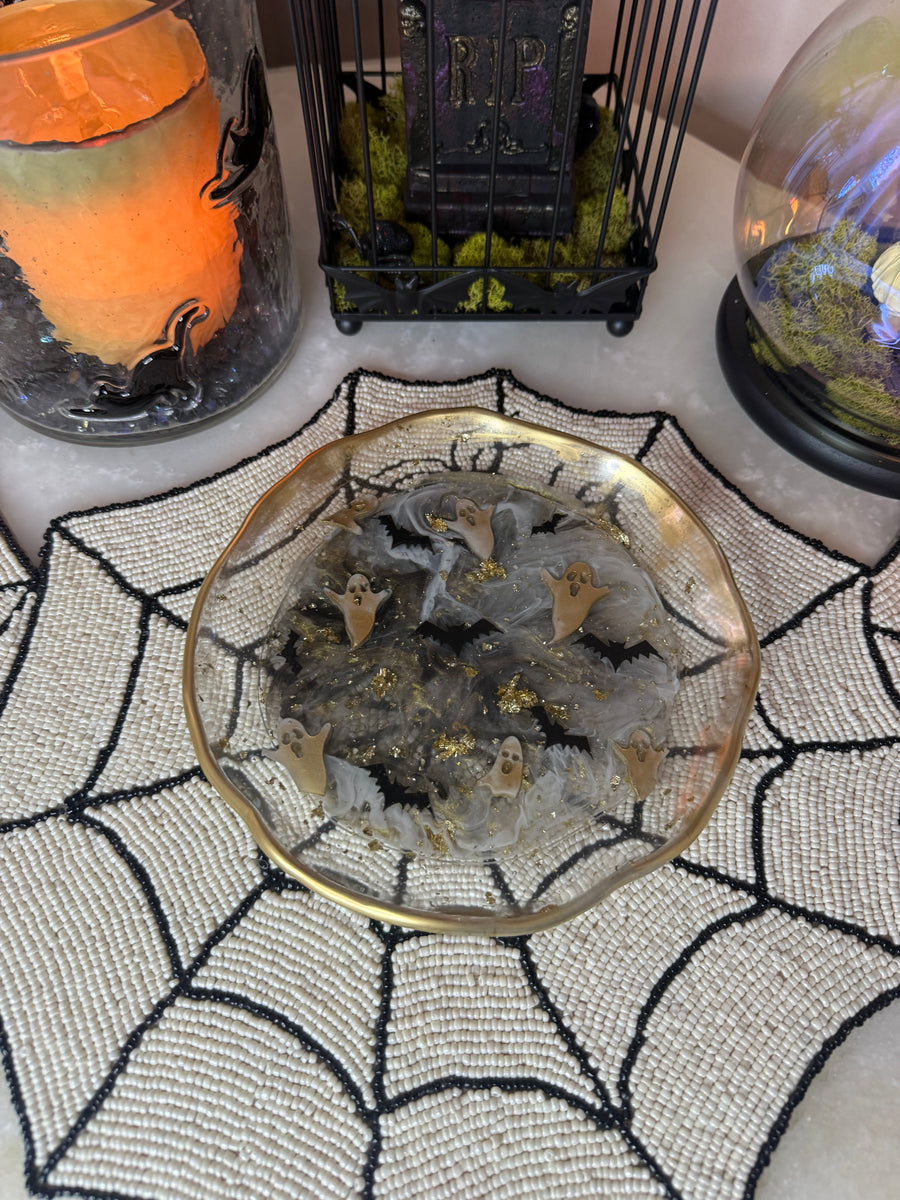 “Ghouls Night” Artisan Round Tray