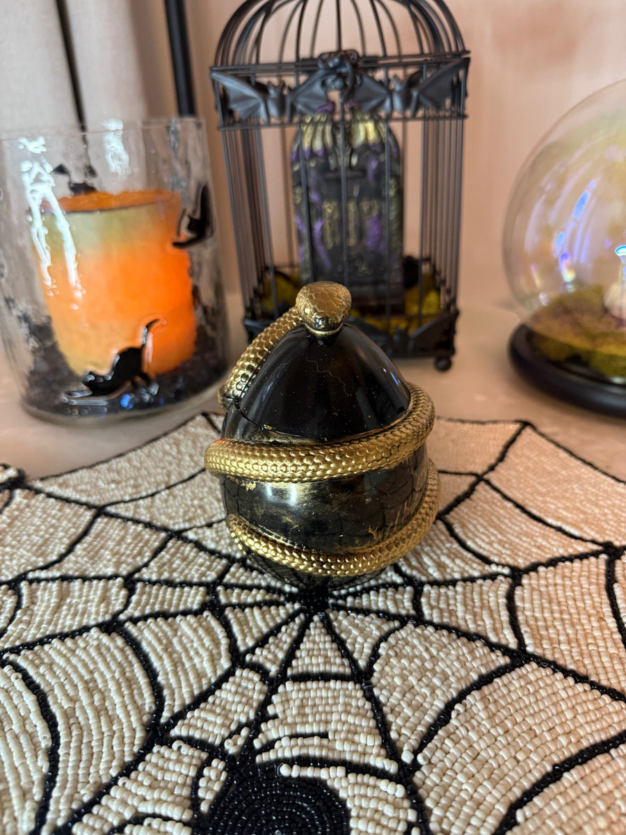 “Black and Gold” Nagini Jar