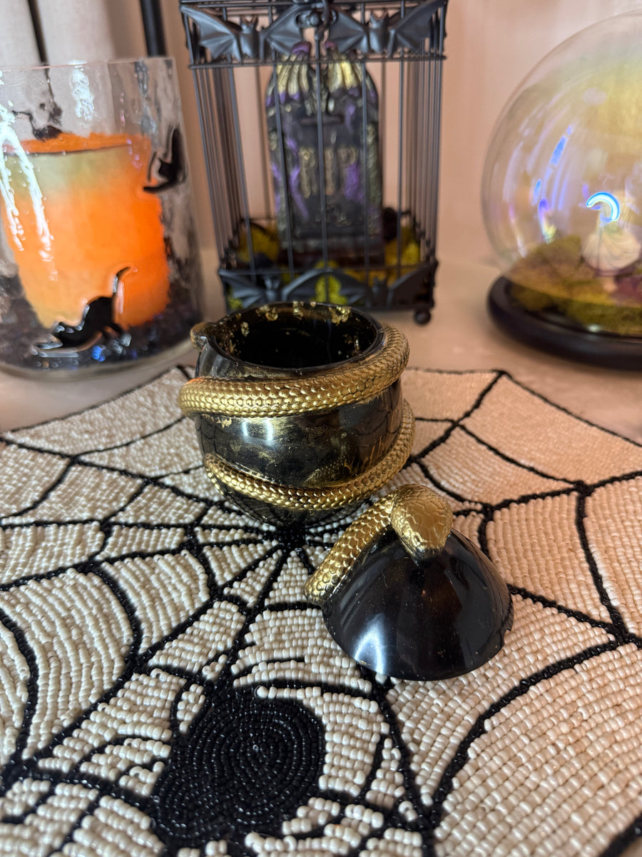 “Black and Gold” Nagini Jar