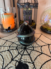 “Black and Iridescent” Nagini Jar