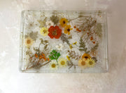 Orange Floral "Valentina" Tray