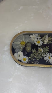 “Gold Gothic Cameo” Long Pill Tray