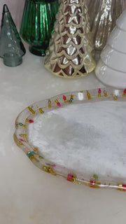 “Holiday Lights” Artisan Long Tray