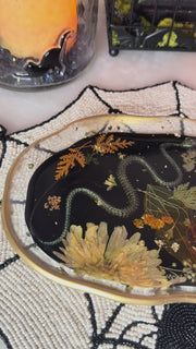 “Dark Nagini” Artisan Long Tray