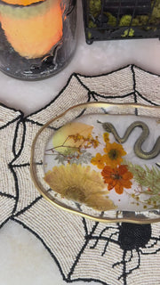 “White Nagini” Artisan Long Tray