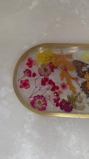 “Fall Butterfly” Long Pill Tray