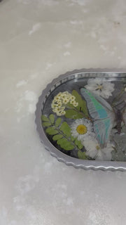 “Silver Butterfly" Scallop Tray