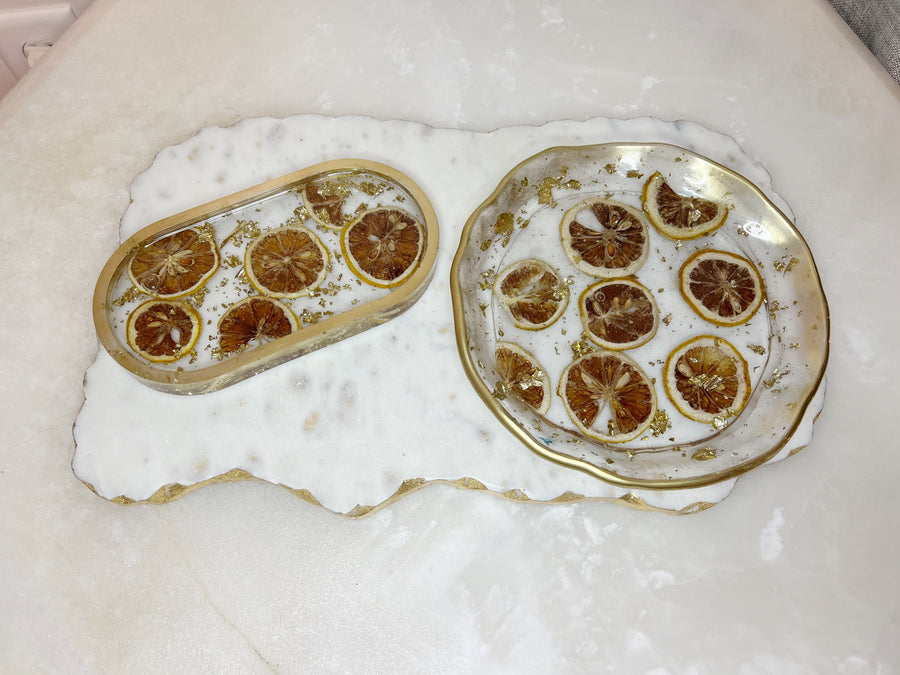 "When Life Gives You Lemons" Artisan Round Tray