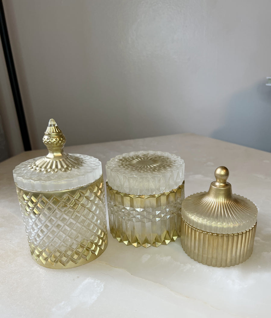 "Golden Age" Iridescent Nouvelle Jar