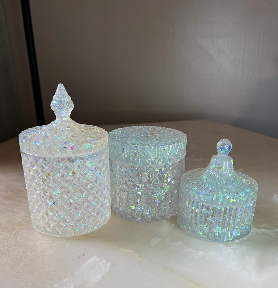 "Holographic Fleck" Nouvelle Jar