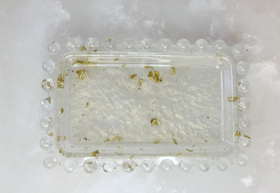 Iridescent Gold "La Perla" Tray