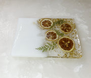 "When Life Gives You Lemons" Rectangular Chevre Board