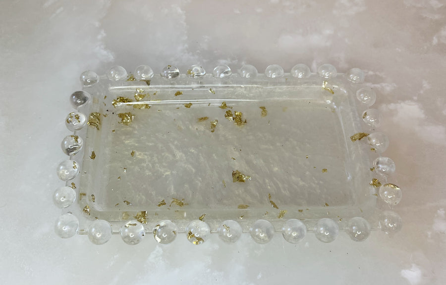 Iridescent Gold "La Perla" Tray