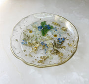 Hydrangea Artisan Round Tray