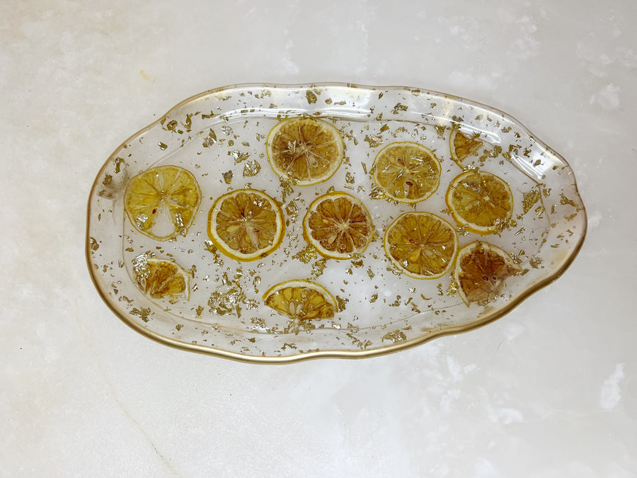 “When Life Gives You Lemons” Artisan Long Tray