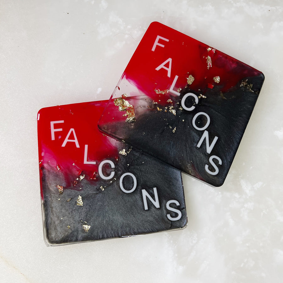 "Falcons" Square Coaster